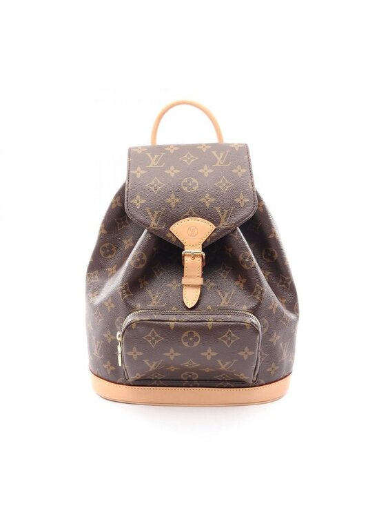 Louis Vuitton Backpack Montsouris PM Monogram Canvas Leather main image 6